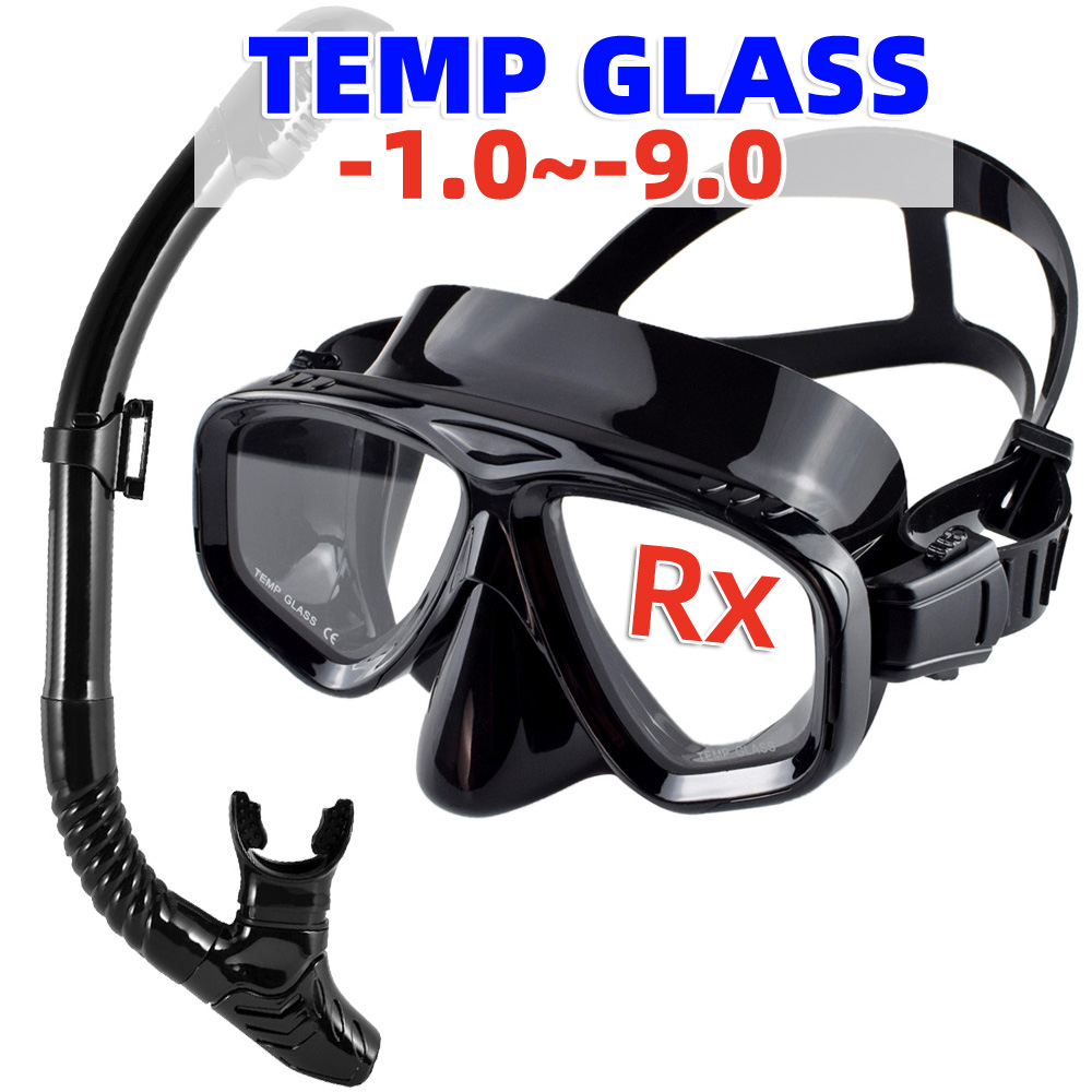 Diving Mask Tempered Glass Optical - 광학 근시 스쿠버 다이빙 마스크 스노클