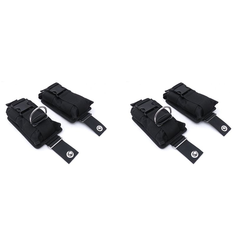 가격 인하! 새로운 4개입 예비용 블랙 1680D 나일 - Scuba Weight Belt Pocket Quick Release 리뷰 및 가격