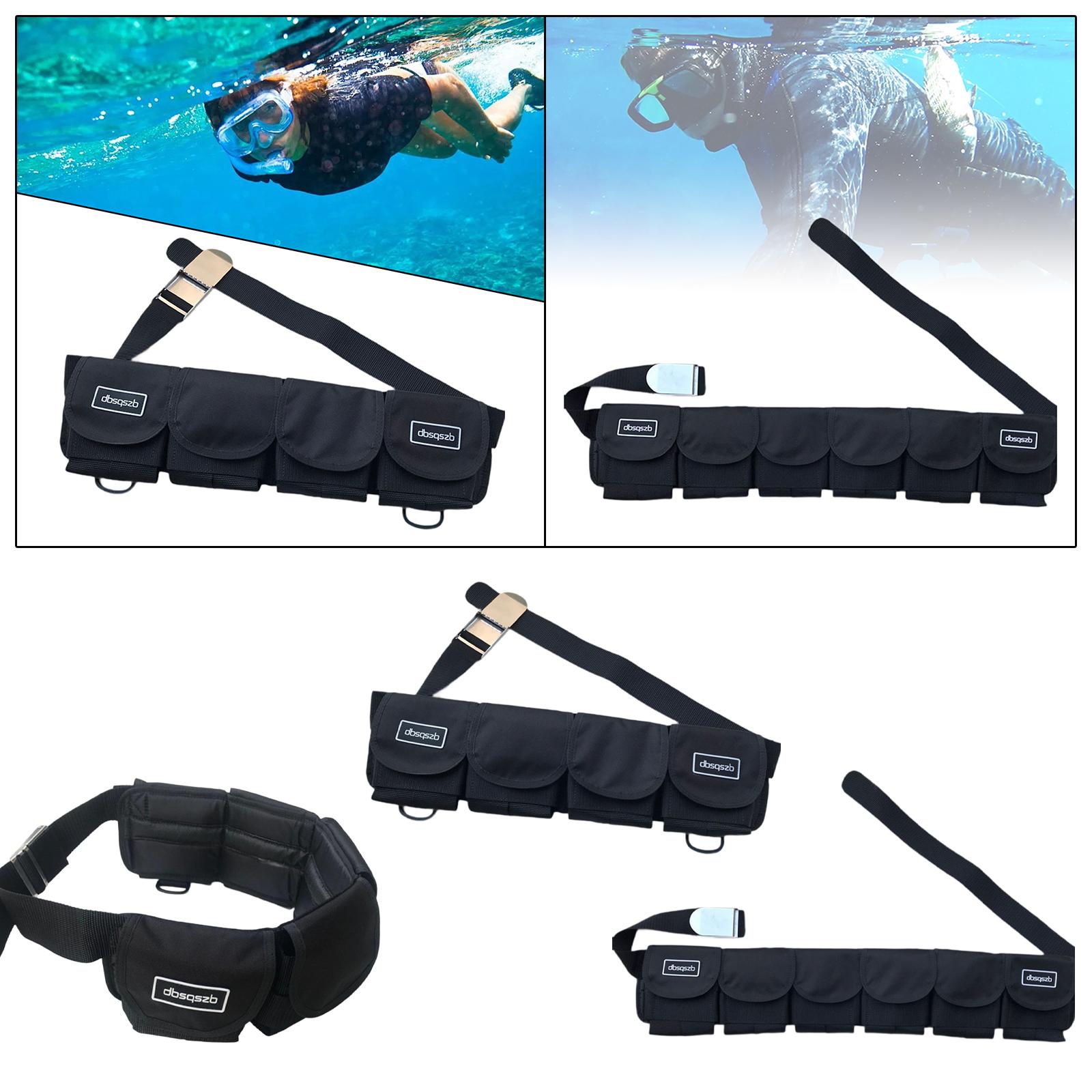 웨빙 웨이트 파우치 벨트 내구성이 뛰어난 조절 가능한  - Scuba Weight Belt Pocket Quick Release 리뷰 및 가격